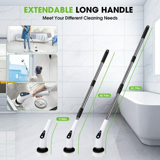 Brosse Électrique de Nettoyage 9-en-1 Rechargeable