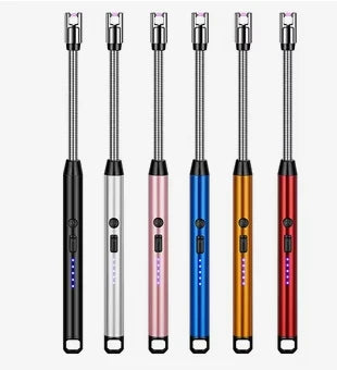 Briquet électrique rechargeable à col flexible USB (360°)