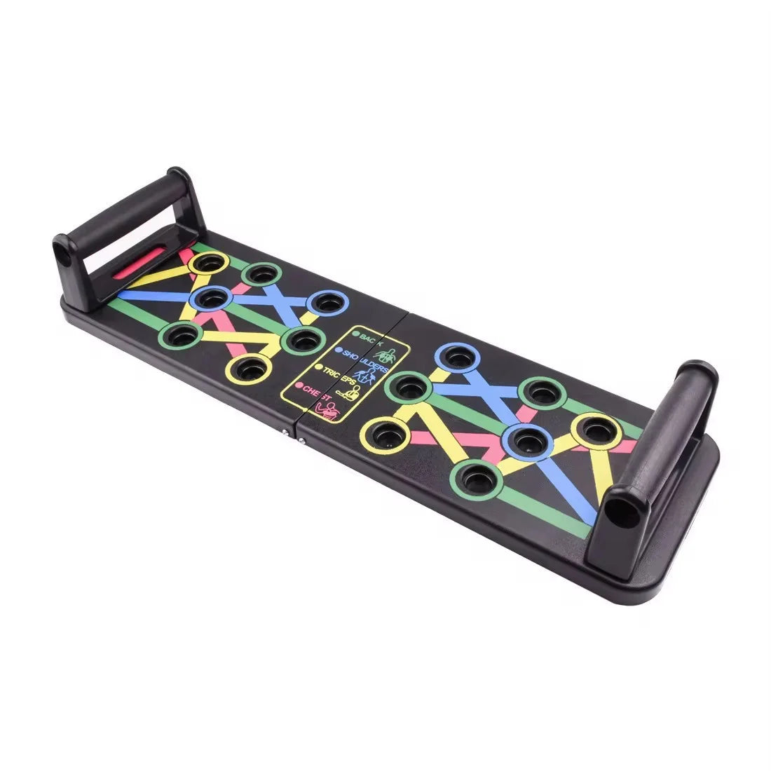 Planche de Pompes Multifonction Pliable – Push-Up Board 14-en-1