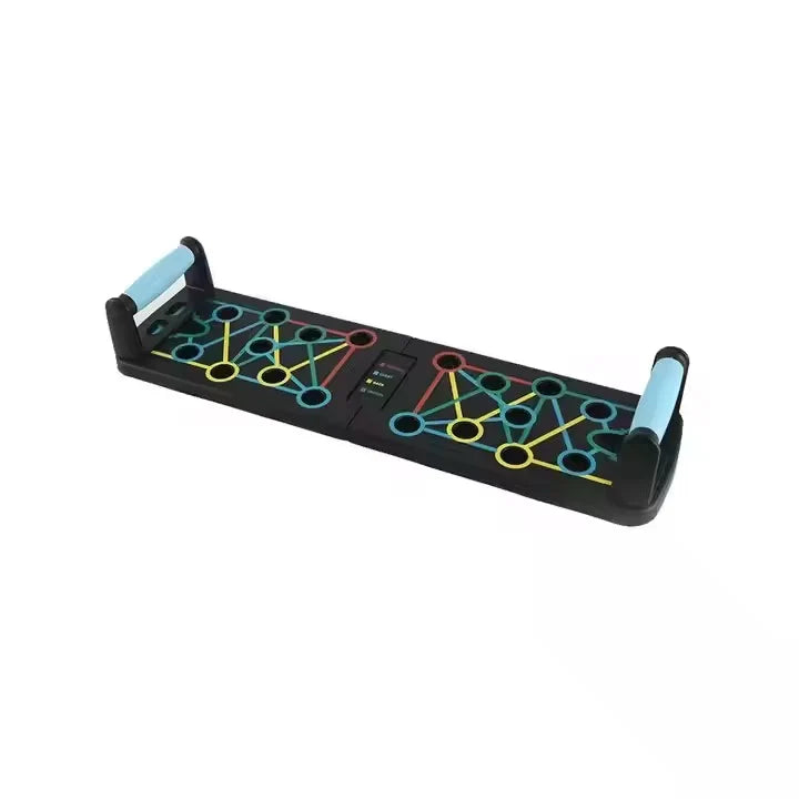 Planche de Pompes Multifonction Pliable – Push-Up Board 14-en-1